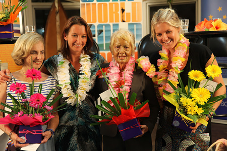 The Divas of Surfing – Kathy “Gidget” Kohner Zuckerman, Layne Beachley, Phyllis O’Donell and Stephanie Gilmore