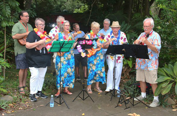 Ukulele Lesson at Surf World